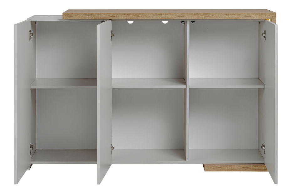 Skrinka Dares K01 (dub grand prírodný + kašmír)