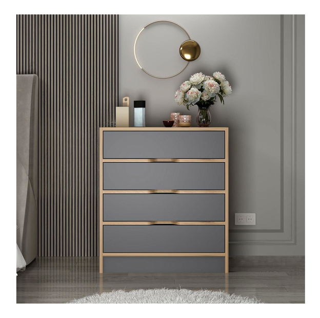 Komoda Erich (orah + antracit)