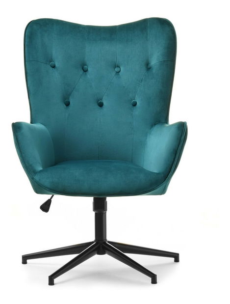 Fotelja Truni (tirkizna + crna)