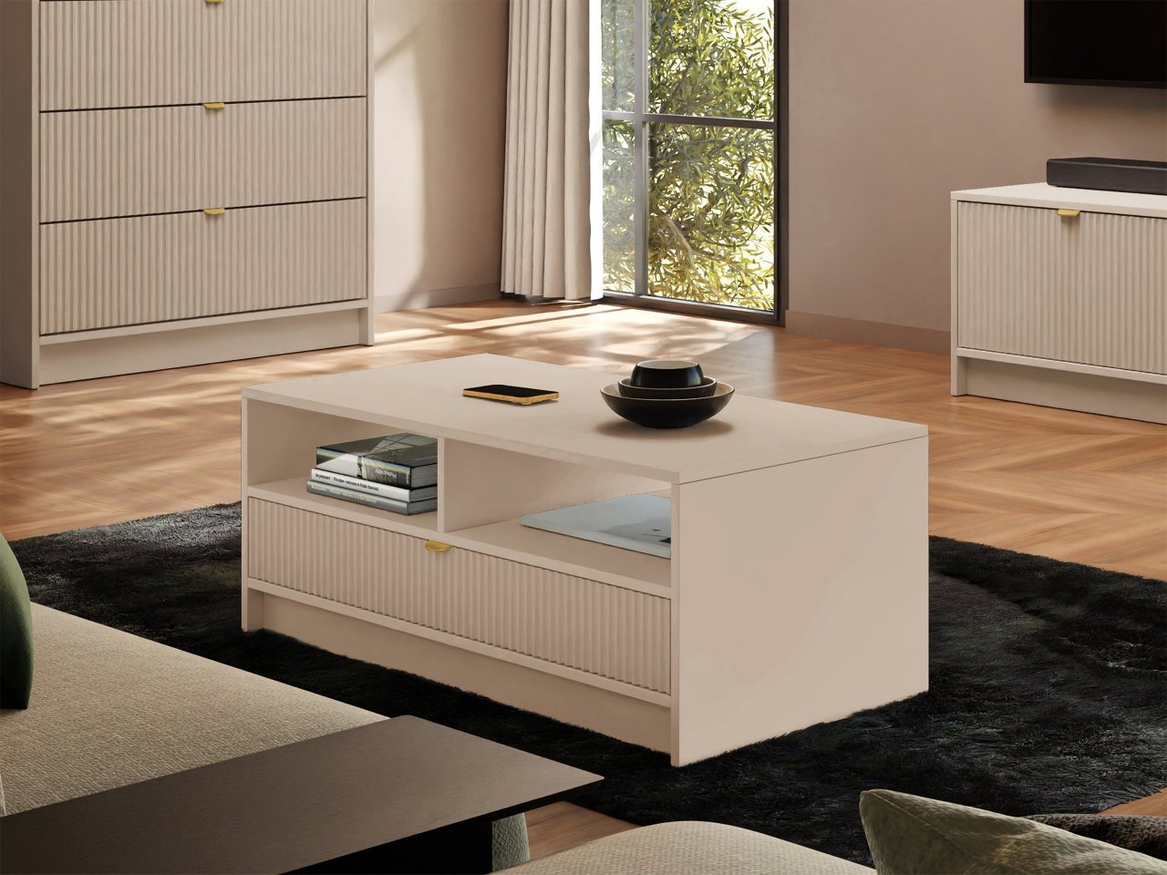 Măsuță cafea Rozoma 1SZ (nisipiu bej)