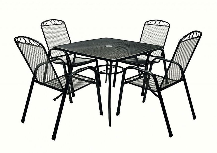 Záhradný nábytok Grey 1+4 (kov)