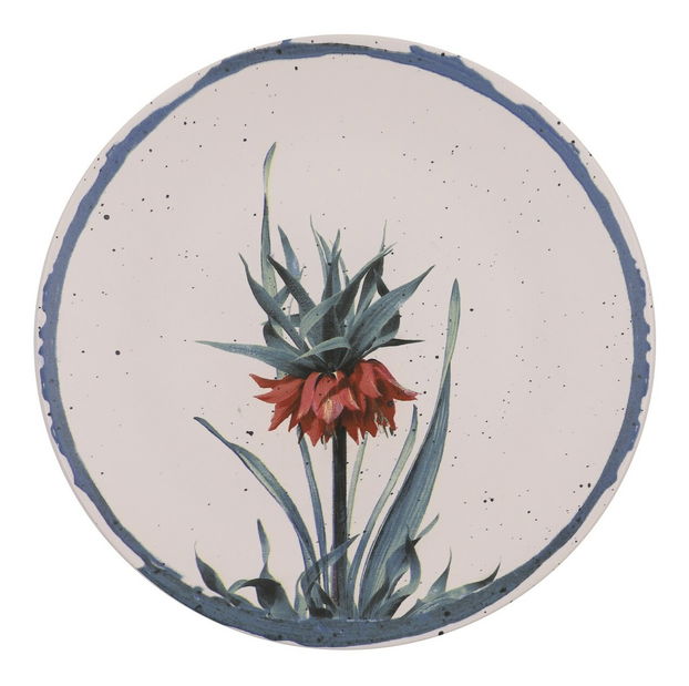 Sada plytkých tanierov (6 ks.) Simon (biela matná)