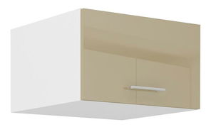 Horná kuchynská skrinka Lavera 60 NAGU-36 1F (korpus: biela + front: lesk cappucino)