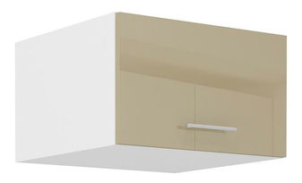 Dulap superior de bucătărie Lavera 60 NAGU-36 1F (Cadru: alb + front: cappucino lucios)