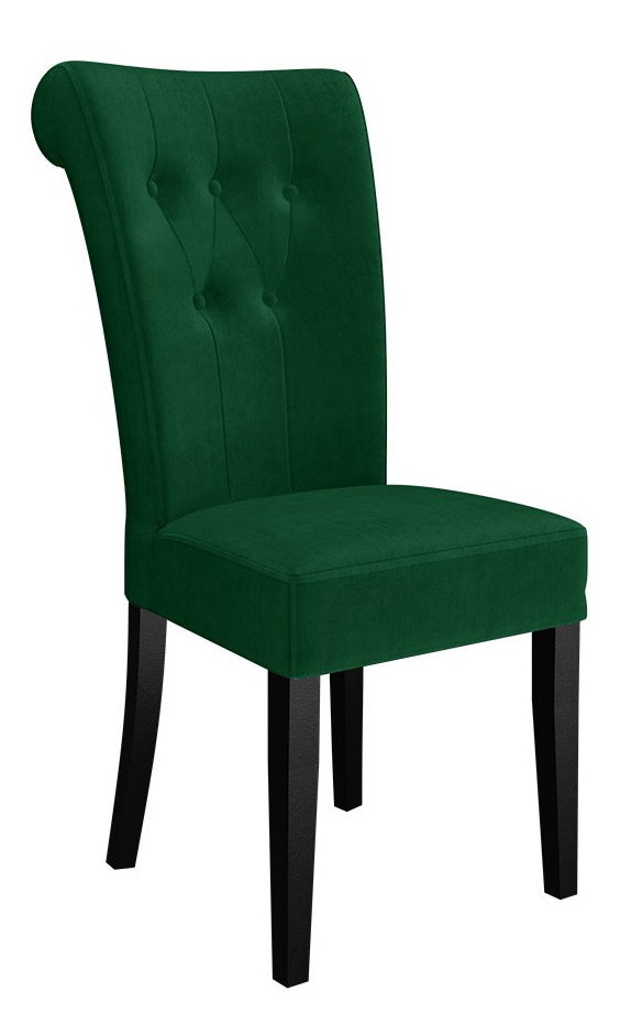 Étkezőszék Samanta ST65 (sötétzöld + fekete)