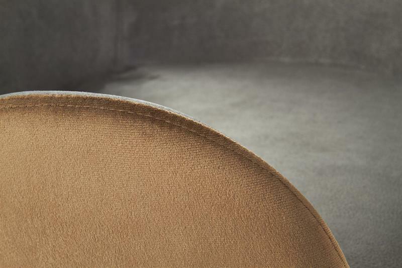 Jedálenská stolička Atea (tmavosivá + hnedá)