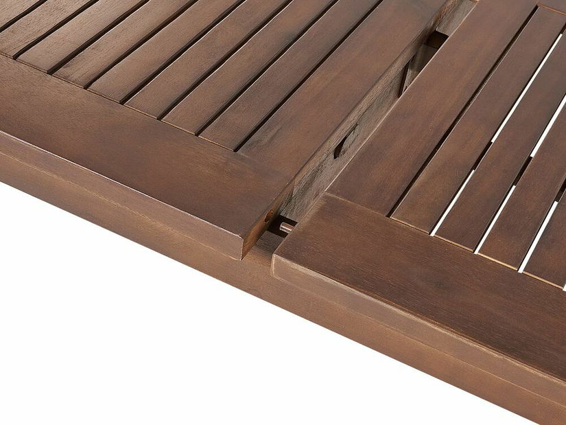 Kerti asztal Canela (sötét fa)