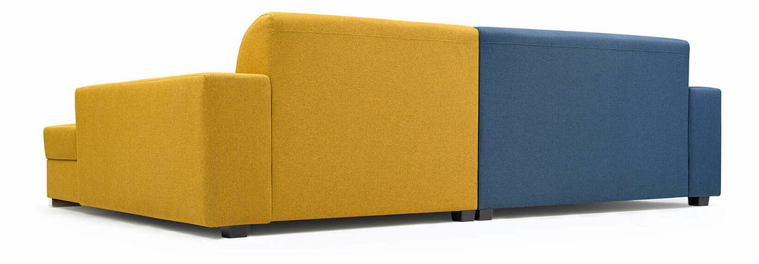 Kutna garnitura- Maureen (siva + žuta) (D)