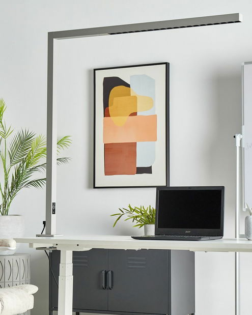 Stolná lampa Octza (strieborná)