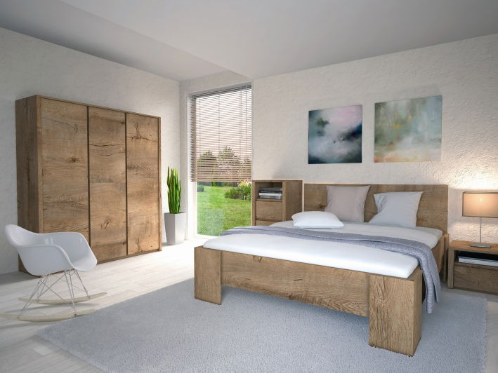 Manželská posteľ 180 cm Modestus L2 (s roštom)