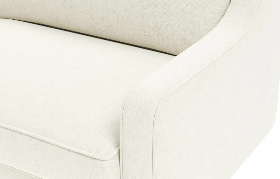 Kreslo Robia L (smotanová + orech)