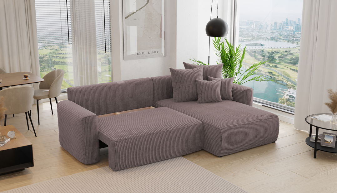 Colțar Baria (D) (maro închis)