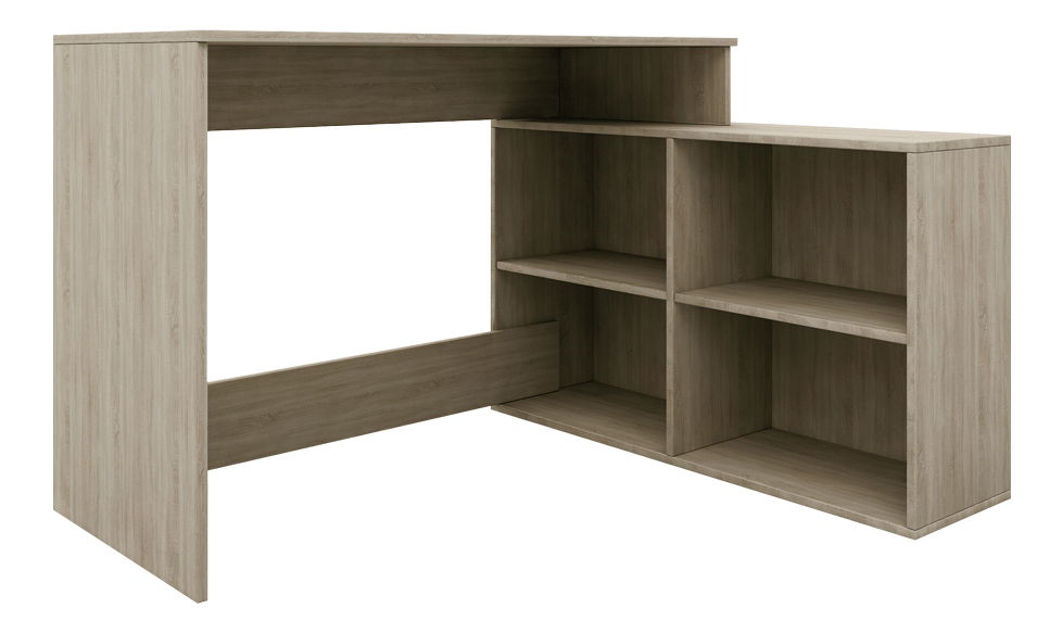 Kutni PC stolić Kinsley (hrast sonoma)