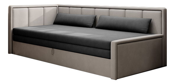 Pohovka trojsedačka Fausto (sivá + svetlosivá) (L)