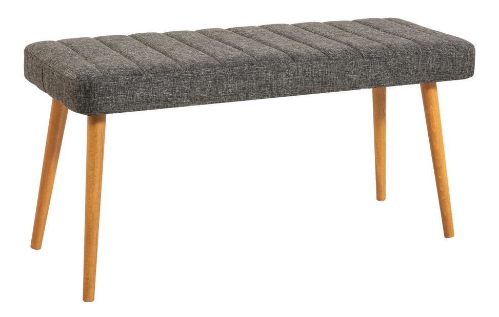 Set mobilier sufragerie Senteago 1 (pentru 6 persoane) (pin atlantic + alb + antracit)