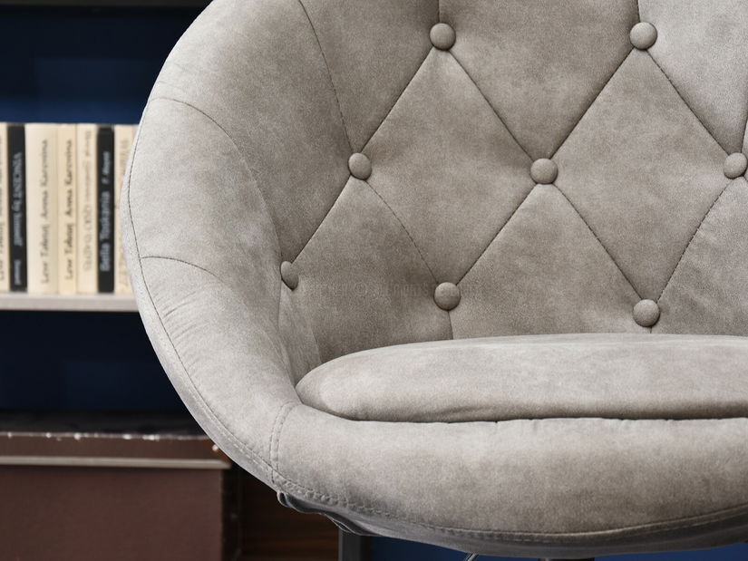 Kreslo Lush 3 (sivá + čierna)