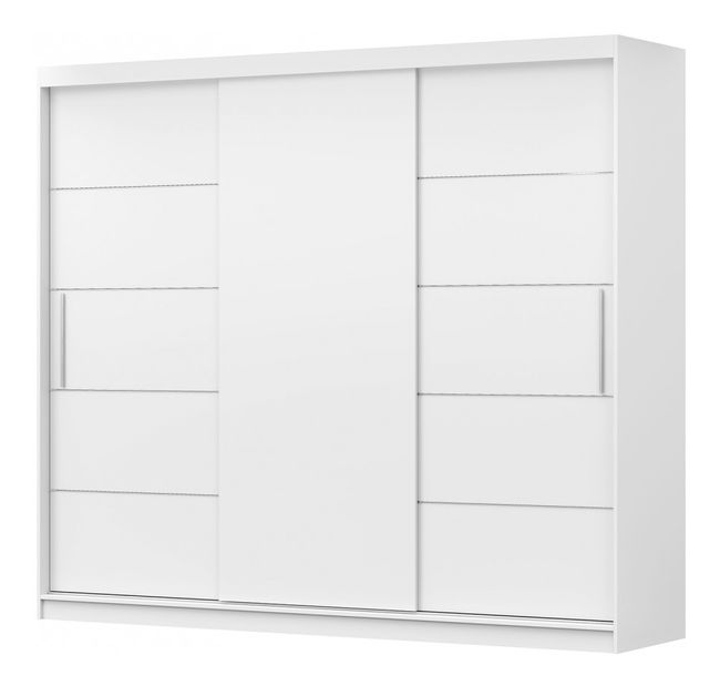 Ormar za garderobu Arrun (bijela + bijela)