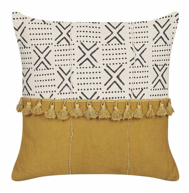 Pernă decorativă 45 x 45 cm Wooza (galben)