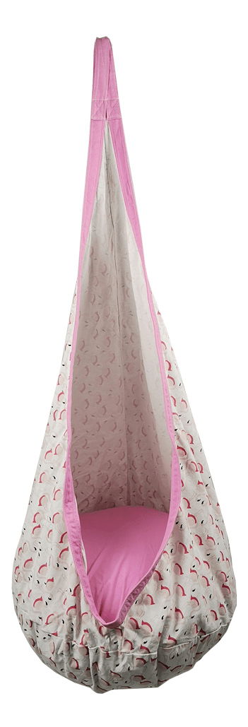 Fotoliu balansoar suspendat Sentra (roz)