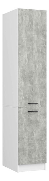 Élelmiszeres konyhaszekrény Organo S 40/205 (fehér + beton)