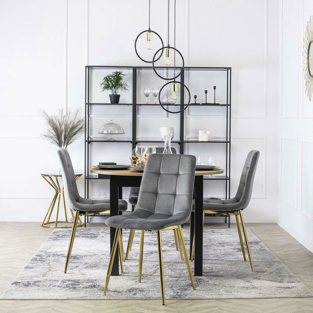 Jedálenská stolička Yuntendo (sivá) 