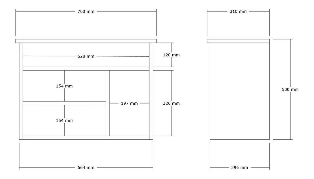 Cipőtároló (cipősszekrény) Vavepu 3 (tölgy)