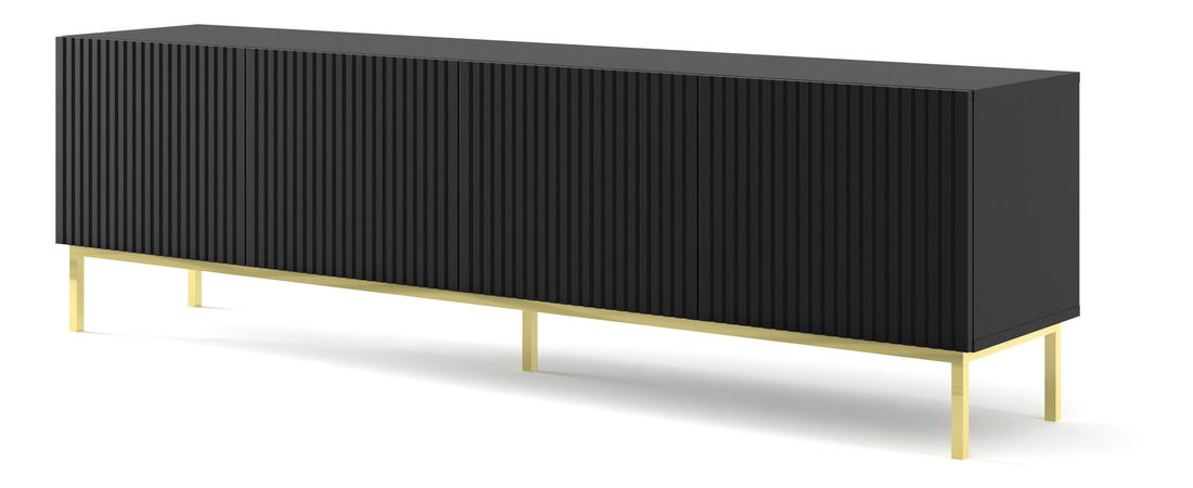 TV asztal/szekrény Rawy 3 (fekete)