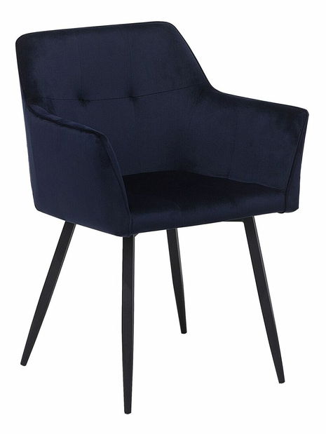 Set 2ks. jedálenských stoličiek Jardim (tmavomodrá)