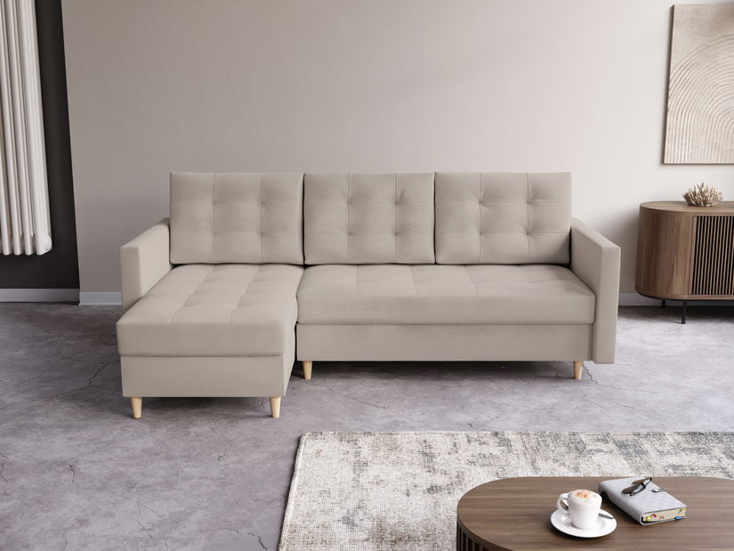 Sarokkanapé Divas (B) (világosbézs)