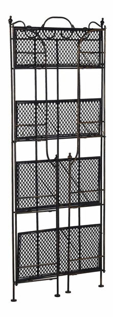 Záhradný regál ITAMMA (čierna)