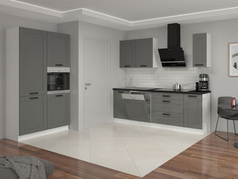 Kuhinjski ormarić za namirnice Lucid 60 LO 210 2F (dustgrey + bijela)