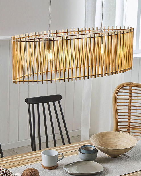 Viseća svjetiljka CHERIA (svijetlo drvo)