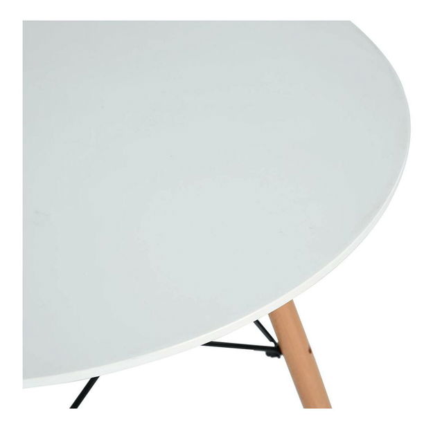 Blagovaonski stol Diferentes (bijela mat + bukva) (za 4 osobe)