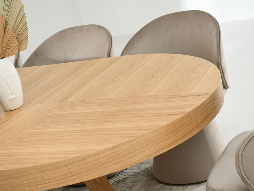 Masă sufragerie Vendran (stejar)