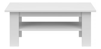 Dohányzóasztal Yuko (fényes fehér)