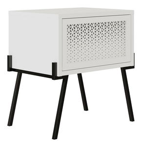 Éjjeliszekrény Naila (fehér)