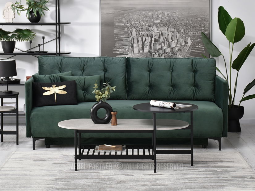 Măsuță de cafea Lorelail Xl (negru)