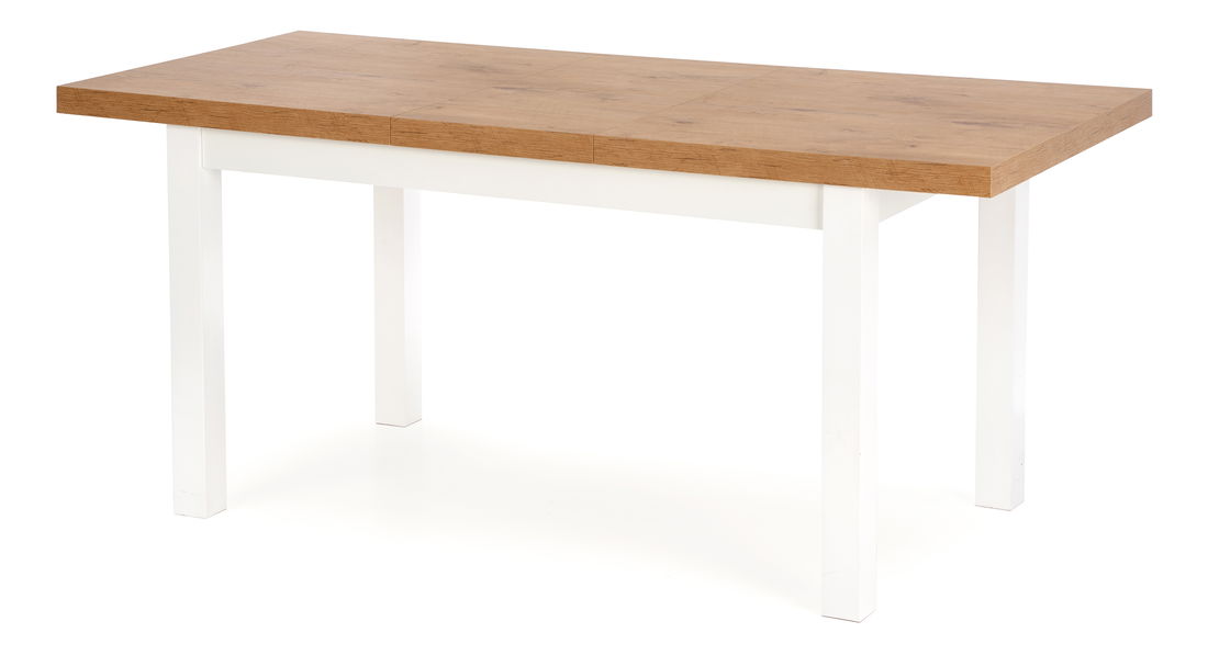 Masă de sufragerie Tango (stejar lancelot + alb)