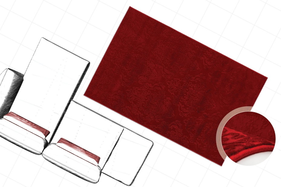 Kusový koberec Avantgarde 100 Red