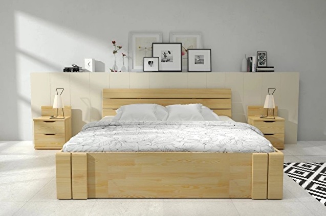 Spálňa Naturlig Tosen high drawers 1-2 (borovica) (s posteľou 180x200 cm)