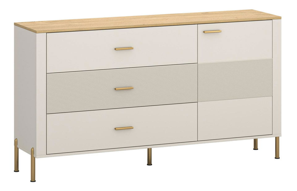 Komoda Reiteradas 1 (kašmir + kameni hrast) 