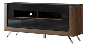 Masă TV/Dulap Kassie Typ 41 (negru lucios + nuc columbia)