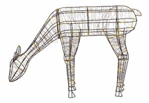 Kültéri rénszarvas alakú dekoráció Narza (fekete)