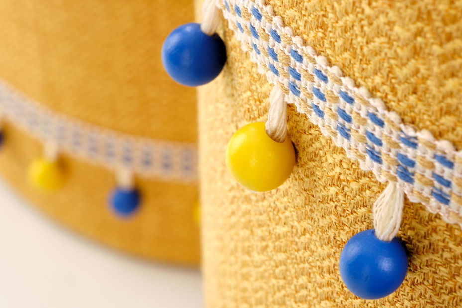 Set 2 buc. taburete Garanno (Galben)