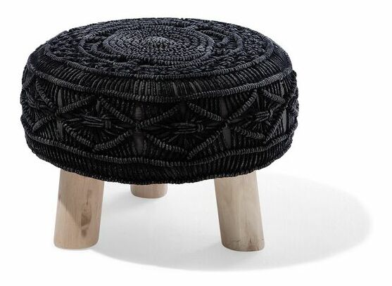 Taburet Malanda (negru)