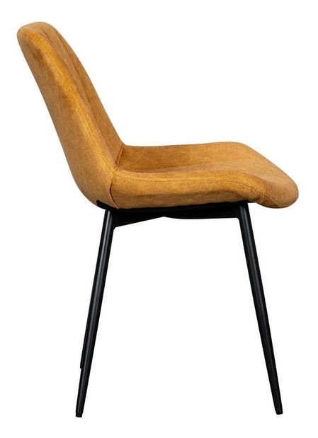 Jedálenská stolička Ruler (žltá + čierna)