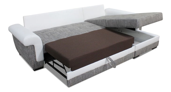 Rohová sedačka Horn 2F+L (hnedá) (P)