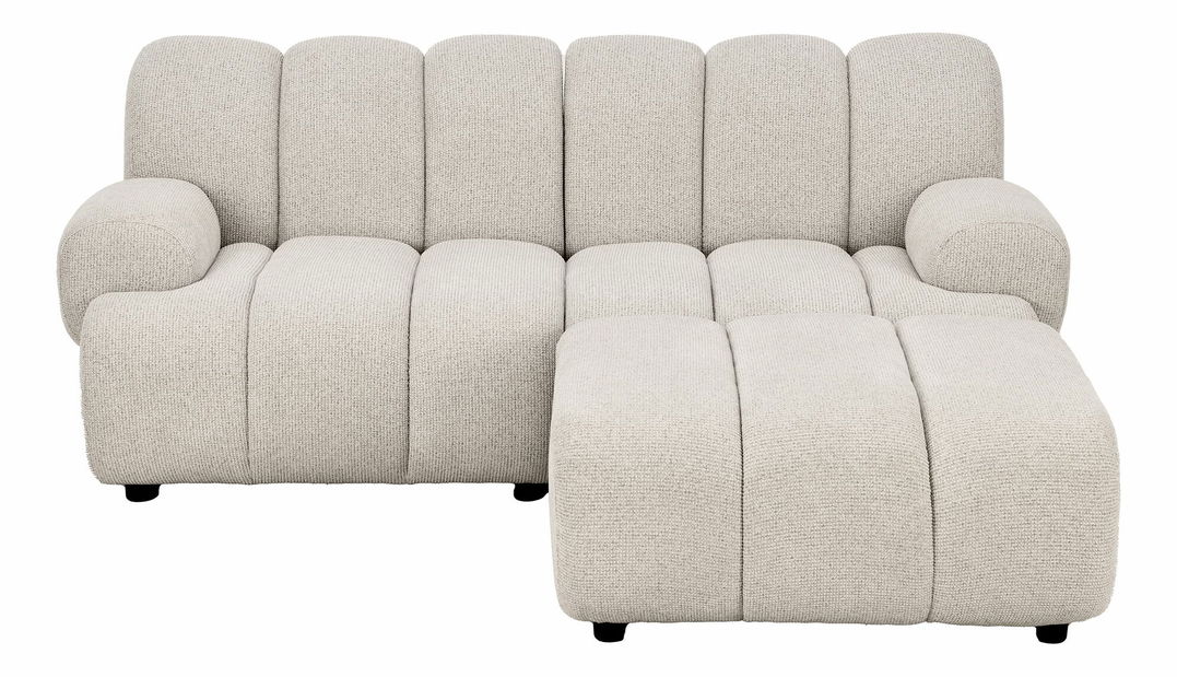 Modulárna rohová sedačka (P) Tessalia 2P (piesková)