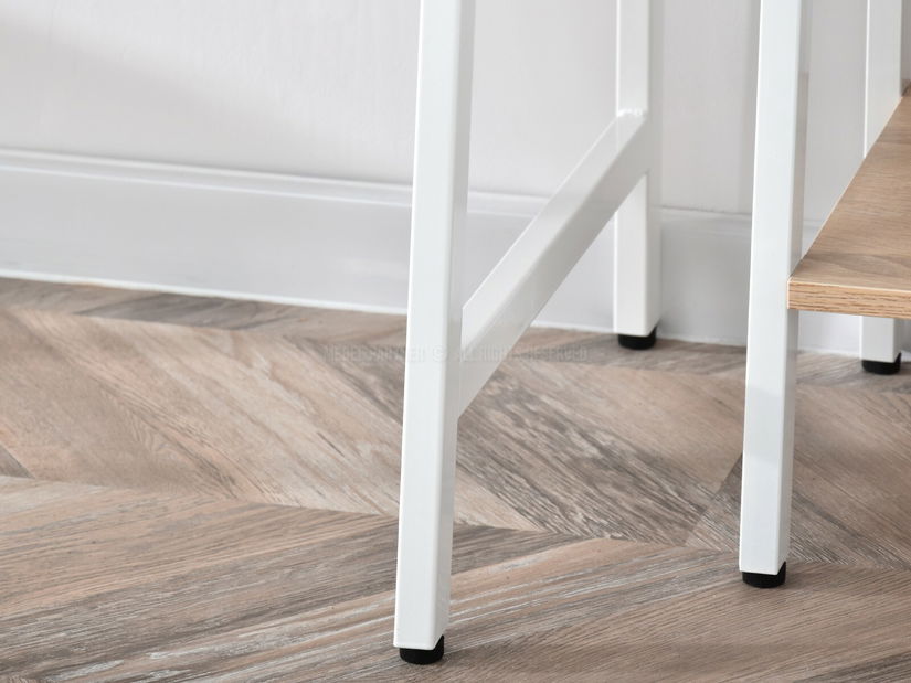 Masă PC Norway (stejar + alb)