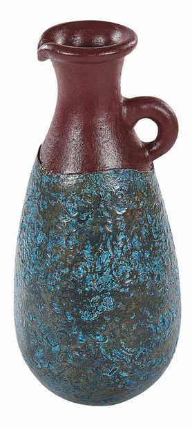 Vază 40 cm Veollia (Albastru + Maro) 